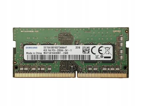 PAMIĘĆ RAM LAPTOP DDR4 4GB SODIMM SAMSUNG 2666V
