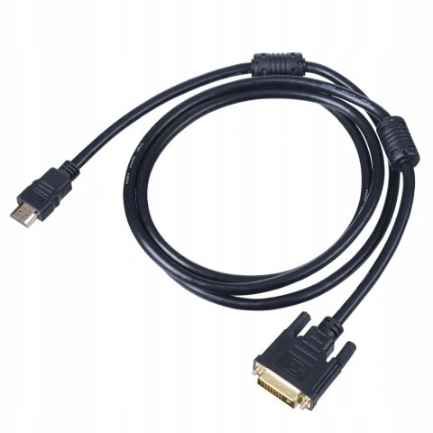 KABEL ADAPTER PRZEJŚCIÓWKA DVI HDMI DWUSTRONNY 1.8