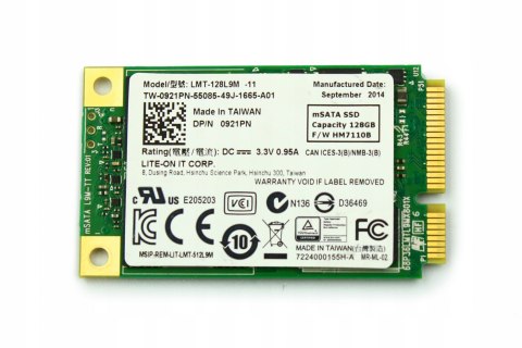 DYSK SSD MSATA 256GB DO LAPTOPA