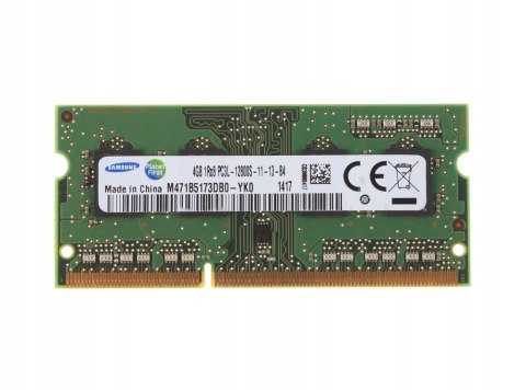 PAMIĘĆ RAM DO LAPTOPÓW 4GB DDR3L SODIMM