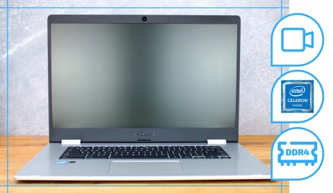 LAPTOP ASUS CHROMEBOOK INTEL 4GB 96SSD 15 KAMERA