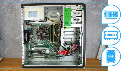 HP Compaq Elite 8300 Tower Intel Core i5 8GB DDR3 120GB SSD Windows 10 Pro