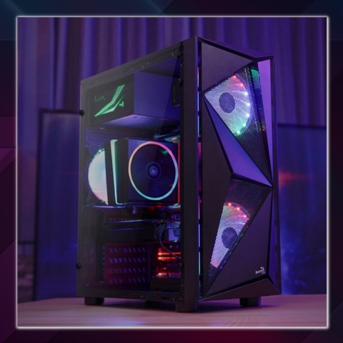 Gaming Aerocool Cosmo Tower Intel Core i7 GeForce GTX 1050 Ti 8GB DDR3 240GB SSD Windows 10 Pro