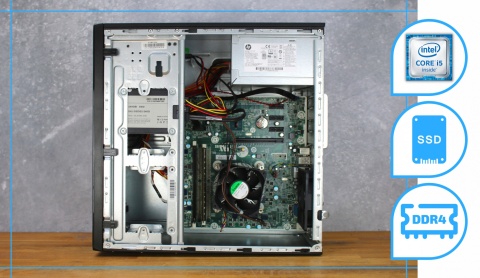 HP ProDesk 400 G3 Tower Intel Core i5 8GB DDR4 1000GB SSD DVD Windows 10 Pro