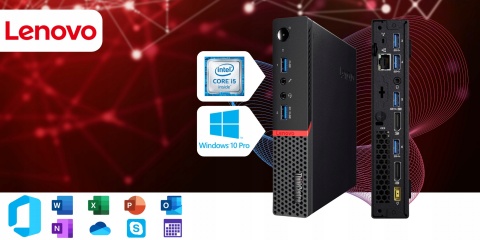 Lenovo ThinkCentre M700 Tiny Intel Core i5 16GB DDR4 256GB SSD Windows 10 Pro