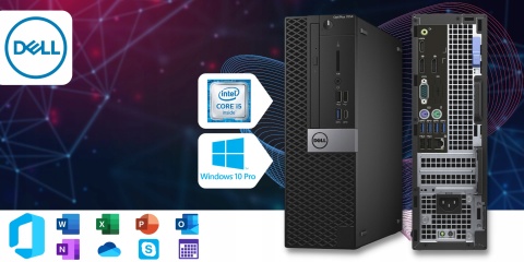 Dell Optiplex 7050 SFF Intel Core i5 8GB DDR4 128GB SSD DVD Windows 10 Pro