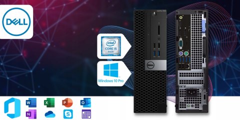Dell Optiplex 7040 SFF Intel Core i5 8GB DDR4 256GB SSD Windows 10 Home