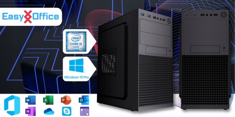 EasyOffice Intel Core i5 8GB DDR3 500GB HDD DVD Windows 10 Pro