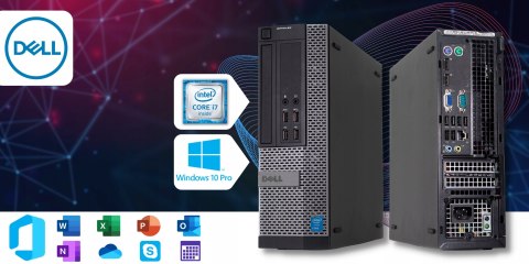 Dell Optiplex 9020 SFF Intel Core i7 8GB DDR3 500GB HDD Windows 10 Pro