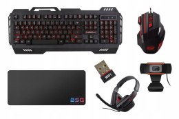 GAMING KIT KEYBOARD MOUSE WIFI HEADPHONES CAMERA