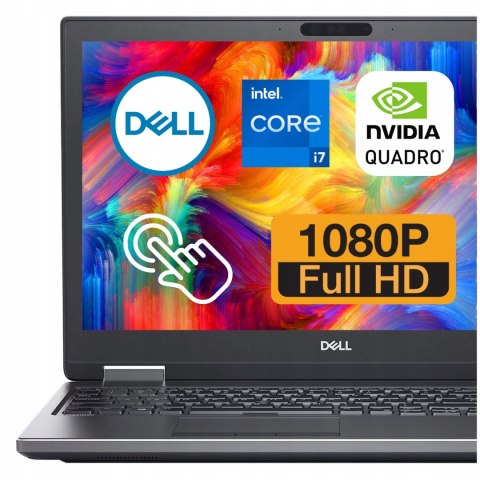 Dell Precision 7530 Intel Core i7 NVIDIA Quadro P2000 32GB DDR4 256GB SSD Windows 11 Pro 15.6" Dell Precision 7530 Intel Core i7 NVIDIA Quadro P2000 32GB DDR4 256GB SSD Windows 11 Pro 15.6"