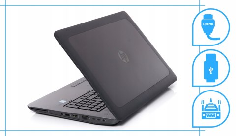 HP ZBook 17 G3 Intel Core i7 NVIDIA Quadro M3000M 8GB DDR4 256GB SSD Windows 10 Pro 17"