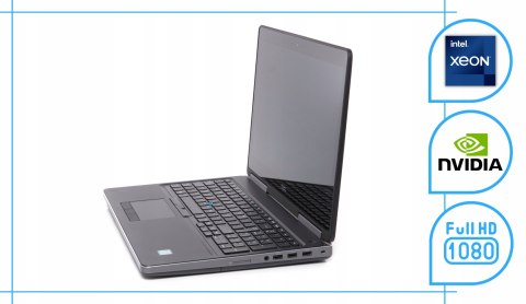 Dell Precision 7520 Intel Xeon NVIDIA Quadro M2200M 8GB DDR4 256GB SSD Windows 10 Pro 15.6"