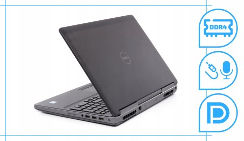 Dell Precision 7520 Intel Xeon NVIDIA Quadro M2200M 8GB DDR4 256GB SSD Windows 10 Pro 15.6"