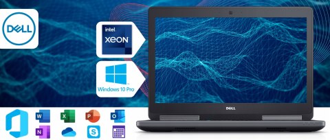 Dell Precision 7520 Intel Xeon NVIDIA Quadro M2200M 8GB DDR4 256GB SSD Windows 10 Pro 15.6"