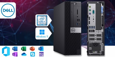 Dell Optiplex 7070 Sff Intel Core i7 16GB DDR4 512GB SSD DVD Windows 11 Pro