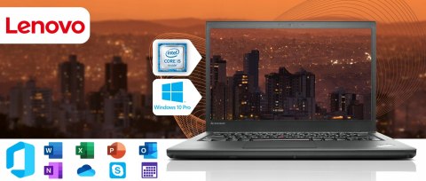 Lenovo Thinkpad T470 Intel Core i5 8GB DDR4 512GB SSD Windows 10 Pro 14"