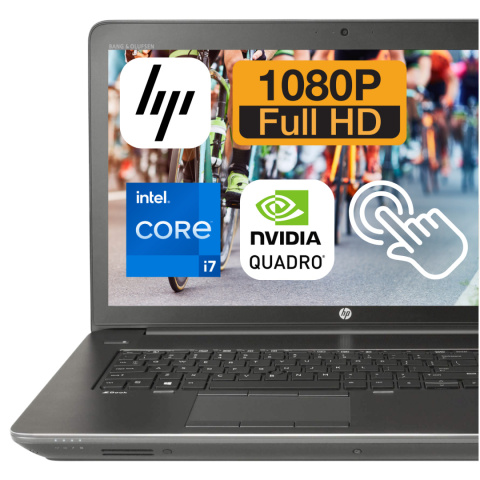 HP ZBook 17 G3 Intel Core i7 NVIDIA Quadro M3000M 16GB DDR4 512GB SSD Windows 10 Pro 17"