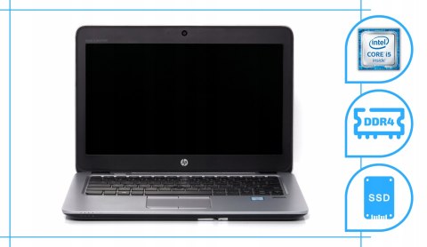 Hp Elitebook 820 G3 Intel Core i5 8GB DDR4 256GB SSD Windows 10 Pro 12.5"