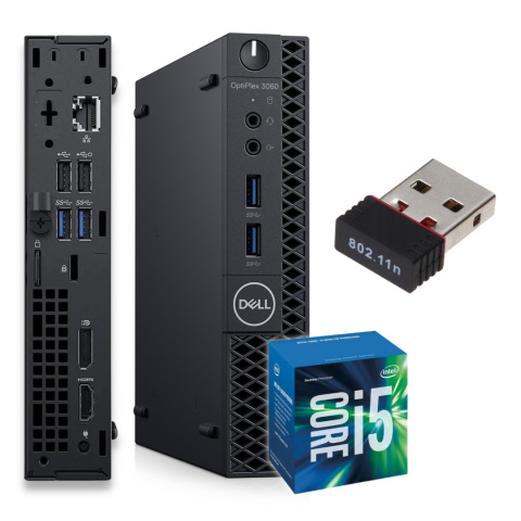 Dell Optiplex 3060 Tiny Intel Core i5 16GB DDR4 512GB SSD Windows 11 Pro