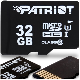 MICRO SD MEMORY CARD MICROSDHC 32GB PATRIOT