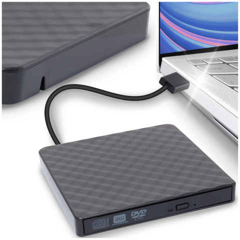 DRIVE EXTERNAL DVD-RW RECORDER USB 2.0 KRUX