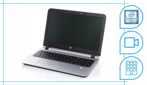 Hp Probook 450 G3 Intel Core i3 8GB DDR3 512GB SSD DVD Windows 10 Pro 15.6"