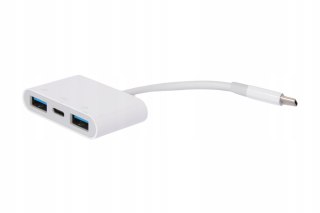Adapter cable USB-C to 2x USB + USB-C for smartphone, laptop