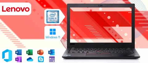 Lenovo Thinkpad X280 Intel Core i5 8GB 1000GB SSD Windows 11 12"