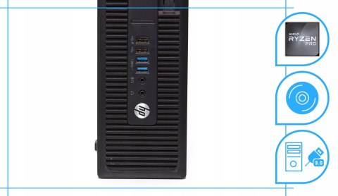 Hp Elitedesk 705 G3 AMD Ryzen 5 16GB DDR4 512GB SSD Windows 10