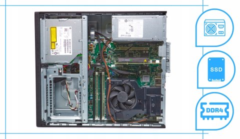 Hp Elitedesk 705 G3 AMD Ryzen 5 8GB DDR4 256GB SSD Windows 10