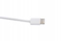 USB-C USB-C smartphone charging cable, 1m, white, durable, with braid