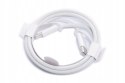 USB-C USB-C smartphone charging cable, 1m, white, durable, with braid