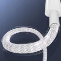 USB-C USB-C smartphone charging cable, 1m, white, durable, with braid