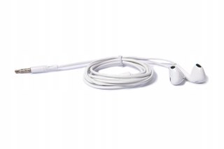 Comfortable GELESE Stereo in-ear headphones, white miniJack 3.5mm