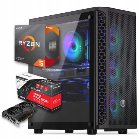 BSG Striker V9 AMD Ryzen 5 Radeon RX 6600 16GB DDR4 512GB SSD Windows 11 Pro