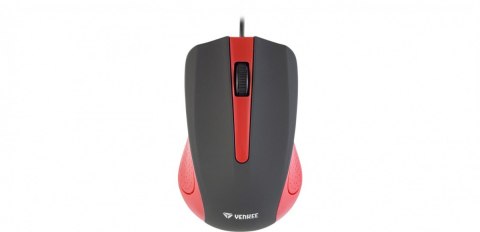 Mysz przewodowa USB 3 przyciski, gumowana powierzchnia