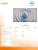 Monitor 27 cali S2725H IPS LED 100Hz Full HD (1920x1080)/16:9/2xHDMI/Speakers/3Y
