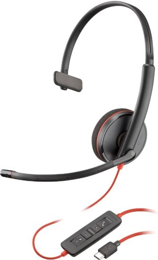 Słuchawki Blackwire 3210 Mono USB-C/A 8X214AA