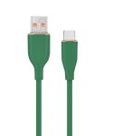Kabel USB A do USB C 1.5M zielony