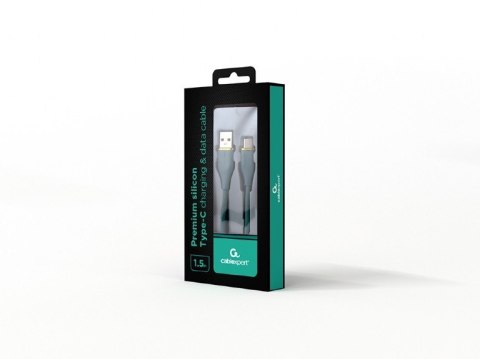 Kabel USB A do USB C 1.5M zielony