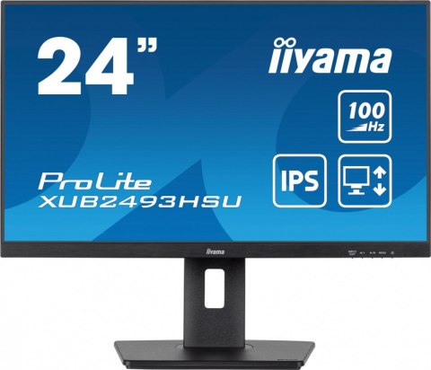 Monitor 24 cale XUB2493HSU-B7,IPS.HDMI.DP.2x2W.USBx2,300cd