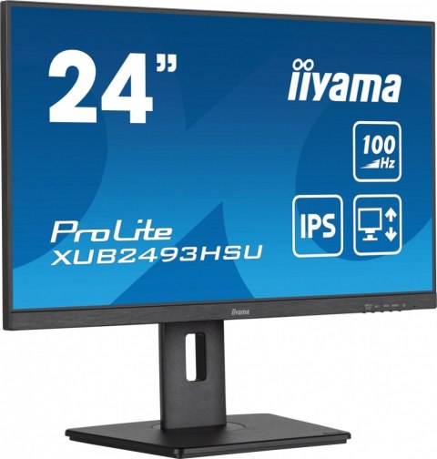 Monitor 24 cale XUB2493HSU-B7,IPS.HDMI.DP.2x2W.USBx2,300cd