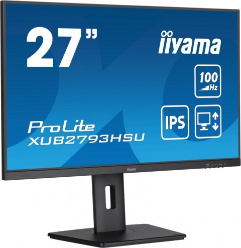 Monitor 27 cali XUB2793HSU-B7,IPS.HDMI.DP.2x2W.USBx2,300cd