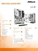 Płyta główna B850 Steel Legend WiFi AM5 4DDR5 ATX