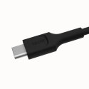 Kabel USB-C-USB-C PowerFlex 100W silikonowy 1.2m czarny