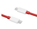 Kabel USB Typ C do USB Typ C (12A) 1M czerwony