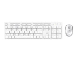 Trust Zestaw klawiatura + mysz Ody II bezprzewodowa biała