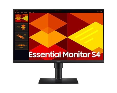 Samsung Monitor 24 cale S40GD IPS 1920x1080 FHD 16:9 2xHDMI 1xDP 2xUSB-A 2.0 1xUSB-B 5ms 100Hz HAS+PIV głośniki płaski 3YOn-Site (LS24D4