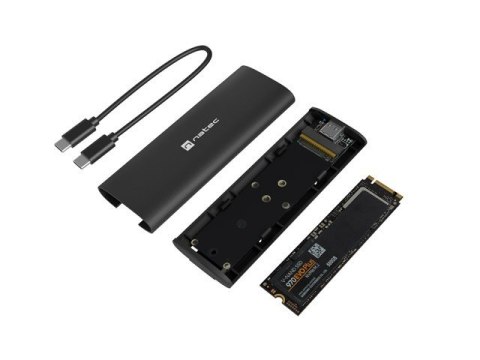 Natec Obudowa SSD zewnętrzna NATEC RHINO M.2 NVME USB-C 3.1 GEN 2